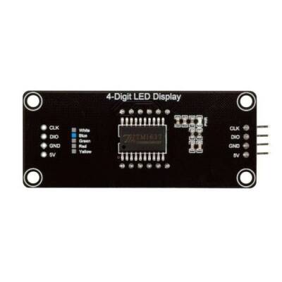 TM1637 4 Digit LED Display Clock Module - Blue - 2