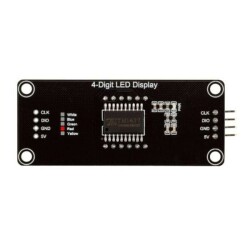 TM1637 4 Digit LED Display Clock Module - Red - 2