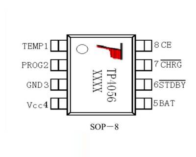 TP4056 3.7V Batarya Şarj Entegresi - SOP8 - 2