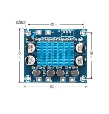 TPA3110 2x15W Streo Dual Channel Amplifier Circuit XH-A232 - 3