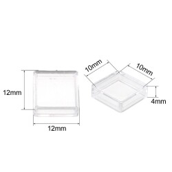 Transparent Protection Case Compatible with Tact Switch Square Cover - 2