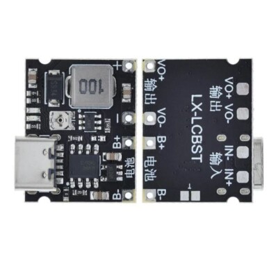 Type-C Li-ion 18650 Battery Charging Circuit - DC-DC Voltage Booster - 2