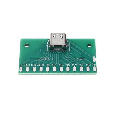 Type-C Usb 3.1 Female Adapter Connector 24 Pin - 3