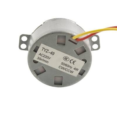 TYZ-49 35rpm 4W AC Senkron Motor - 2