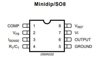 UC2845 SMD SOIC-8 Integrated - 2