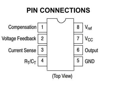 UC3843 DIP8 Integrated - 2