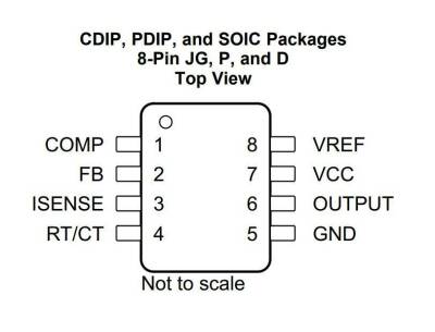 UC3843AD8TR SMD SOIC-8 Entegre - 2