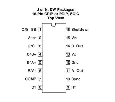 UC3846DW SMD SOIC-16 Entegre - 2