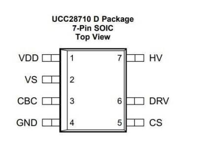 UCC28710DR SMD SOIC-7 Integrated - 2