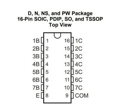 ULN2003 SMD SO16 Entegre - 2