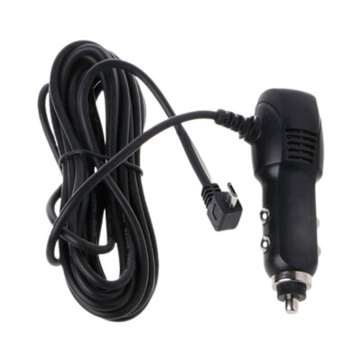 USB 5V 2A Car Cigarette Lighter Socket with 90C Micro USB Output - 3.5m Cable - 1