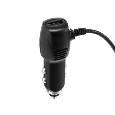 USB 5V 2A Car Cigarette Lighter Socket with 90C Micro USB Output - 3.5m Cable - 2