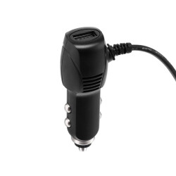 USB 5V 2A Car Cigarette Lighter Socket with 90C Mini USB Output - 3.5m Cable - 3