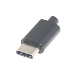 USB Male Type-C Socket with Type Cover - 1