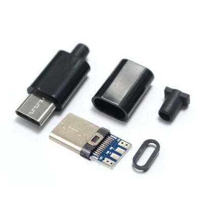 USB Male Type-C Socket with Type Cover - 2