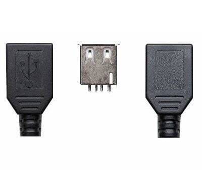 USB Type A Jacketed Socket - Female - 2