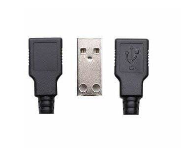 USB Type A Jacketed Socket - Male - 2