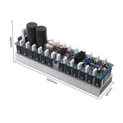 V242 1200W+1200W Dual Channel Stereo Amplifier Circuit - 5