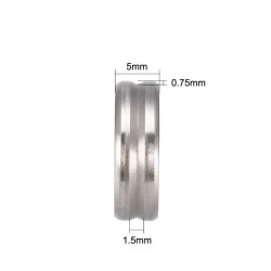 V625ZZ Groove Roller Type Bearing 5mm V Groove - 3