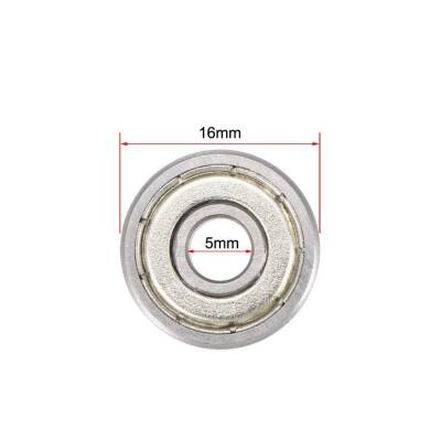 V625ZZ Groove Roller Type Bearing 5mm V Groove - 4