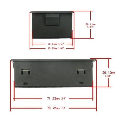 VAC9010H 10-90V 300A Voltmeter Ammeter - Battery Capacity Manager - 3