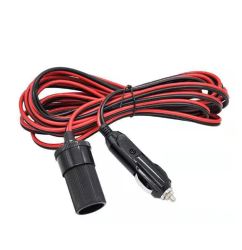 Vehicle Cigarette Lighter Socket Extension Cable - 2m - 3