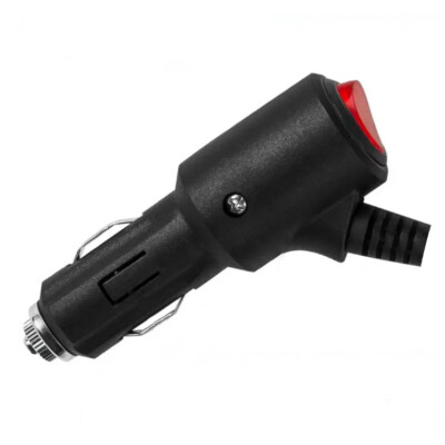 Vehicle Cigarette Lighter Socket Switch with Red Light - 15A Fuse - 1