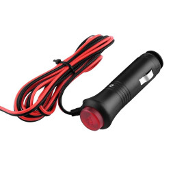 Vehicle Cigarette Lighter Socket with On-Off Switch - 1.5m Cable - 2