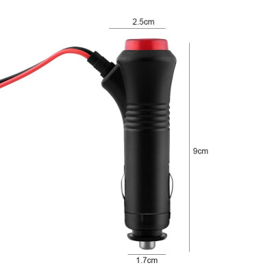 Vehicle Cigarette Lighter Socket with On-Off Switch - 1.5m Cable - 3