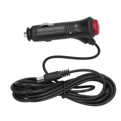 Vehicle Cigarette Lighter Socket with On-Off Switch, DC Jack Output - 3m Cable - 1