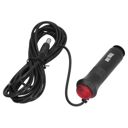 Vehicle Cigarette Lighter Socket with On-Off Switch, DC Jack Output - 3m Cable - 2