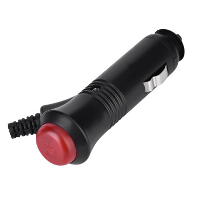 Vehicle Cigarette Lighter Socket with Red Push Button - 3A Fuse - 2