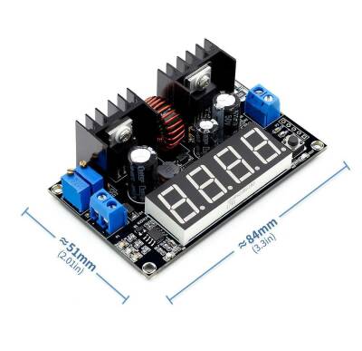 VHM-101 5A Voltage Reducer with Display and Amperage Adjustment - 3