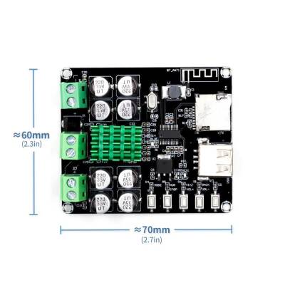 VHM-302 TPA3116D2 2x50W Stereo Bluetooth Amfi Devresi - 3