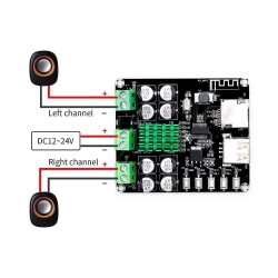 VHM-302 TPA3116D2 2x50W Stereo Bluetooth Amplifier Circuit - 2