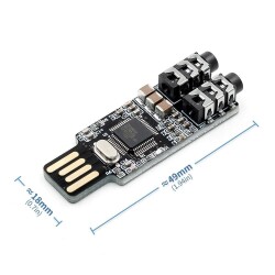 VHM-303 USB Speaker Microphone Audio Input Card - 3