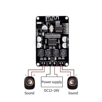 VHM-313 TPA3110 2x15W Bluetooth Stereo Amfi Devresi - 2