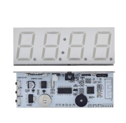 WBT Wifi 4 Digit Led Display Clock / Alarm Module - Blue - 2