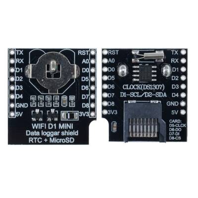 Wemos D1 Mini Data Logger + RTC DS1307 - 3