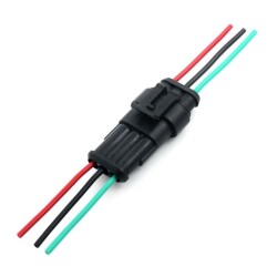 Wired 3-Pin Waterproof Connector Kit - 2