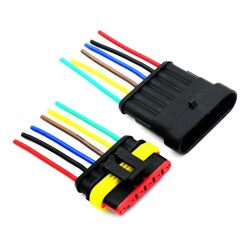 Wired 6-Pin Waterproof Connector Kit 