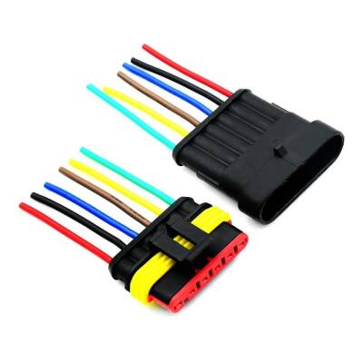 Wired 6-Pin Waterproof Connector Kit - 1