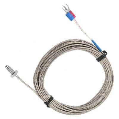 WRET-02 E-type 0-400C M6 Thermocouple - 1 Meter - 1