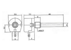 WX118 10K 1W Tek Turlu Potansiyometre - 2