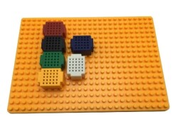 XF-25 Ultra Mini Color Block Building Breadboard 