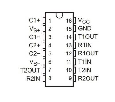 XL232Z SOIC-16 SMD Entegre MAX232 Muadili - 2