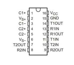 XL232Z SOIC-16 SMD Integrated MAX232 Equivalent - 2