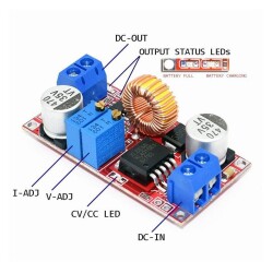 XL4015 DC-DC 5A Voltage Stepper - Lithium Battery Charging Module - 3