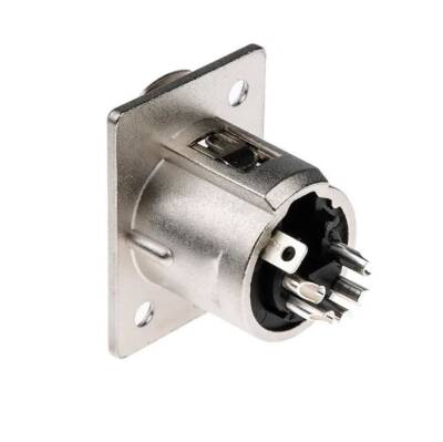 XLR Connector Panel Type Female - 5 Pin - 2