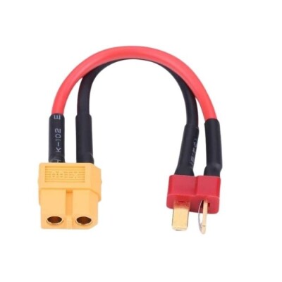 XT60 Female - T-Plug Male Converter Cable - 5cm - 1